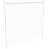 ProtectorAl 1001-2000W X 1001-2000H Pearl White Aluminium Welded Slat Panel Horizontal 9mm Gap