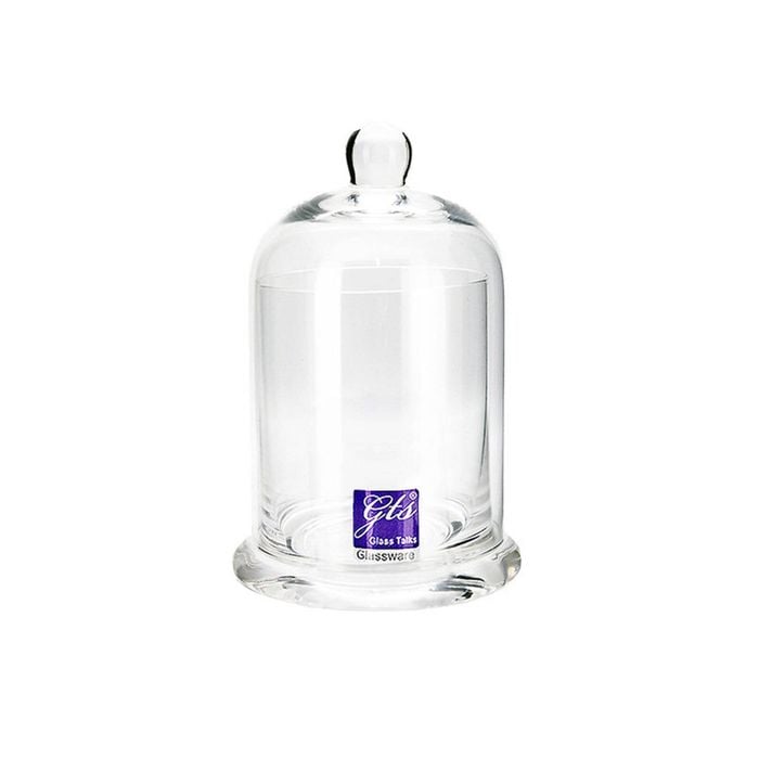 Glass Dome with Base 10x16.5cm