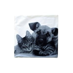 Dog & Cat Square Cushion Cover