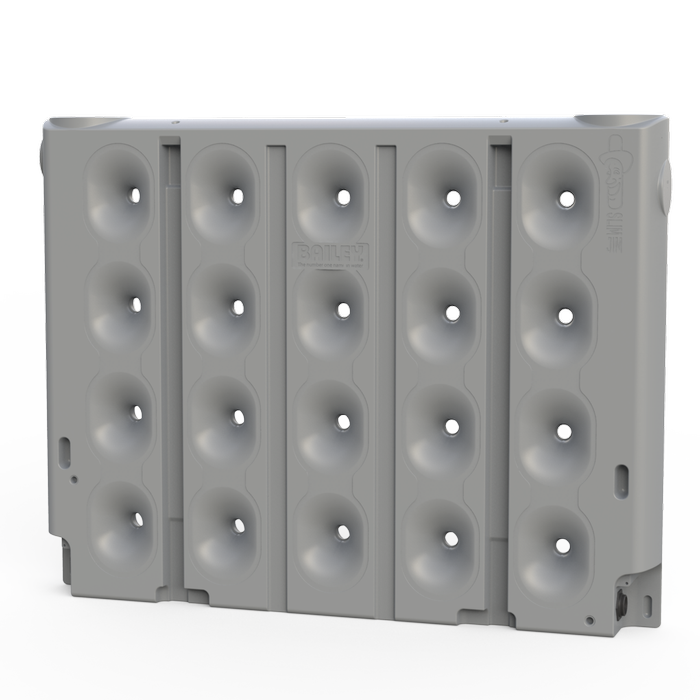Bailey 1000L Light Grey Slim Jim Water Tank