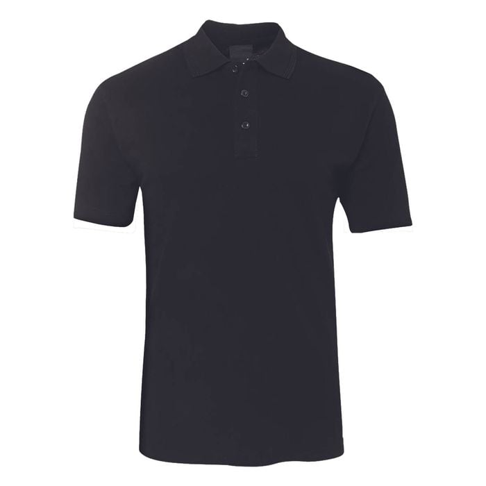 Troopers Large Black Short Sleeve Basic Polo