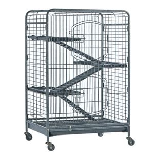 Flyline Feisty Ferret Home 4 Level Cage for Ferret Cat Guinea Pig Rabbit Cat Cage