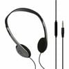 Verbatim Wired On-ear, Over-the-head Stereo Headset - Black, Grey - Binaural - Supra-aural - 32 Ohm