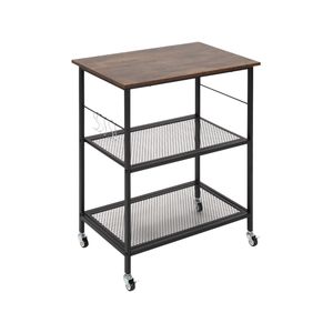 Costway Mobile Storage Shelves Kitchen Island Trolley