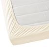Jenny Mclean Porto Fitted Sheet 100% Cotton Single Bed Extra Long 400TC - Vanilla
