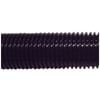 Cleanstar Vacuum Hose 20M Roll Black Flexible Plastic Corrugated 38mm Diameter
