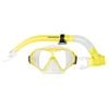 Mirage Watersports Adult Silitex Mask & Snorkel Set Yellow