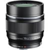 OM System 75mm f/1.8 Lens - Black