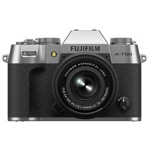 FUJIFILM X-T50 Camera w/ XC 15-45mm Lens (Silver)