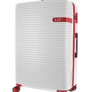 Gap Hard-shell 4-wheel Suitcase Tsa Lock Medium Luggage 67cm White