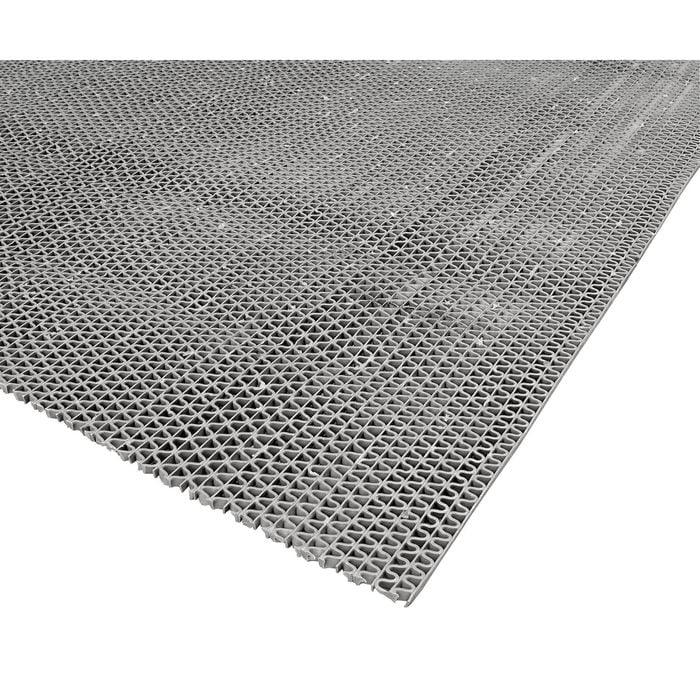 Matpro 90 x 200cm Grey DIY Pre Packs Rubber Safeguard Z Matting