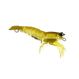 Pro Lure Hybrid Shrimp 58mm Rigged Soft Plastic Fishing Lure Olive