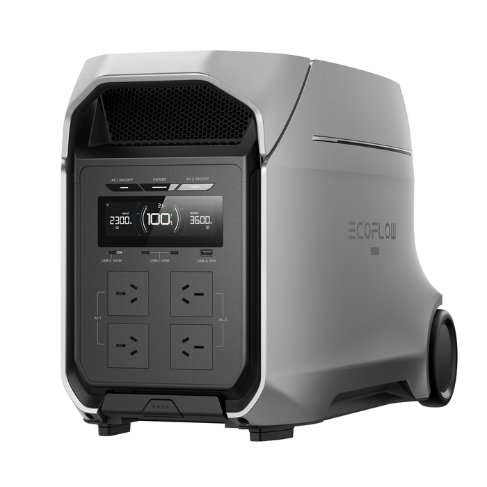 Ecoflow Delta 3 Ultra Plus Portable Power Station With 3600w Ac Output & Built In 3072 Wh (256ah@12v) Lfp Battery