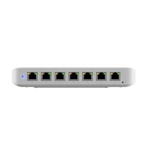 Ubiquiti Ultra 210w, Compact 8-port Layer 2 Gbe Poe Switch Versatile Mounting Option,7 Gbe Poe+ Output& 1 Gbe Port