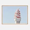 Galrie Eat it All Ice Cream | Fine Art Print Photography, Wood Frame, A1 60 x 84cm (23 x 33inch)