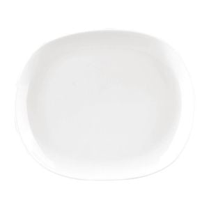 Sango Oval Coupe Plates Ora White 170x150mm 6 Pack Ceramic Dinnerware