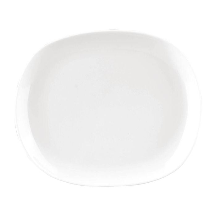 Sango Oval Coupe Plates Ora White 170x150mm 6 Pack Ceramic Dinnerware