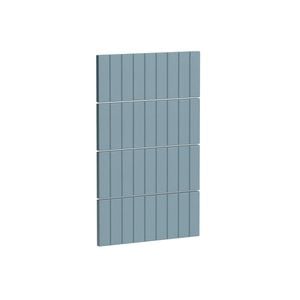 Kaboodle 450mm Danish Blue V-Groove 4 Drawer Panels
