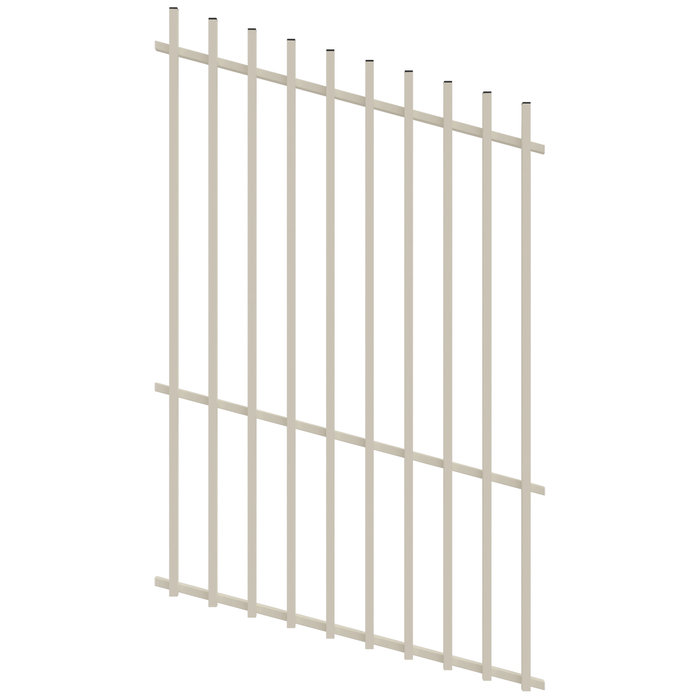 ProtectorAl 350 - 1200 x 1800mm Surfmist Raked Up to 15º Batten Pool Fence Panel