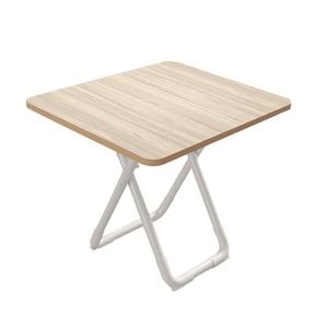 SOGA 80cm Light Square Table