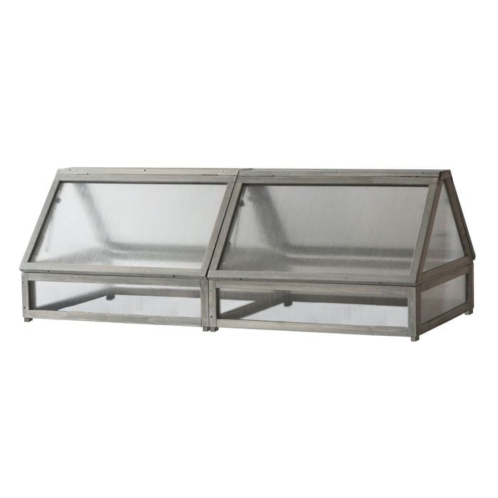 VegTrug 1835 x 800 x 660mm 1.8m Grey Classic Cold Frame