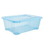 All Set 10L Blue Translucent Modular Storage Container
