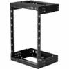 StarTech.com 2-Post 15U Heavy-Duty Wall Mount Network Rack, 19" Open Frame Server Rack with Adjustable Depth