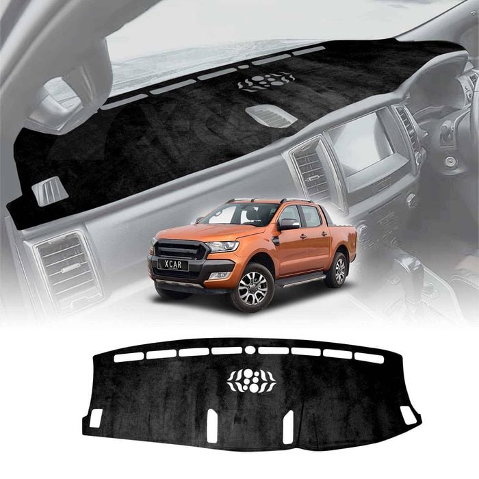 Dash Mat for Ford Ranger PX Mk3 Series 2018-2022 Non-Slip Microfiber Pad Cover Interior