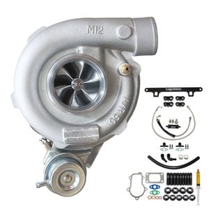 Upgrade Billet Gt3582r Turbo Charger With Oil Feed & Return Line And Bracket Kit For Ford Fpv Fg F6 Barra 4.0l