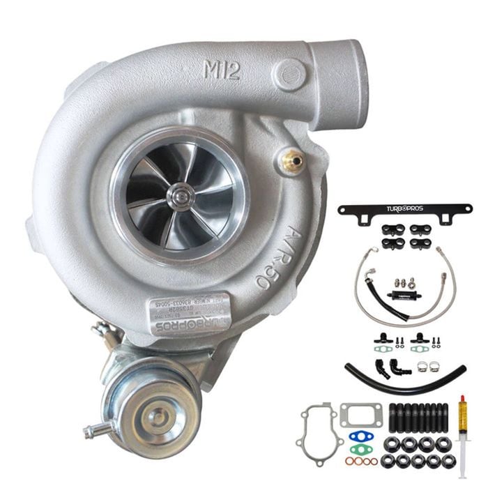 Upgrade Billet Gt3582r Turbo Charger With Oil Feed & Return Line And Bracket Kit For Ford Fpv Fg F6 Barra 4.0l