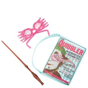 Luna Lovegood Accessory Set Quibbler Bag, Spectrespecs and Wand, CHILD