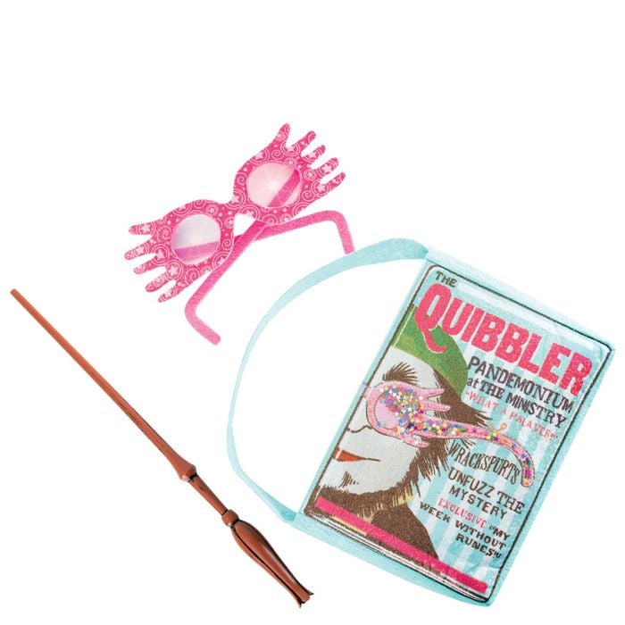 Luna Lovegood Accessory Set Quibbler Bag, Spectrespecs and Wand, CHILD