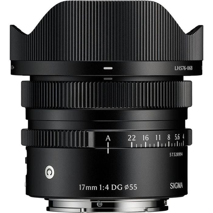 Sigma 17mm F/4 Dg Contemporary Lens - Sony E-mount Black