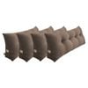SOGA 4x 120cm Coffee Wedge Pillows