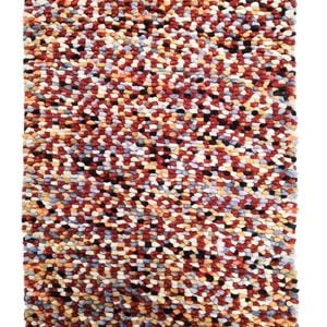 Handwoven Trendy Wool Rug - Jelly Bean - Multi - 80x150cm