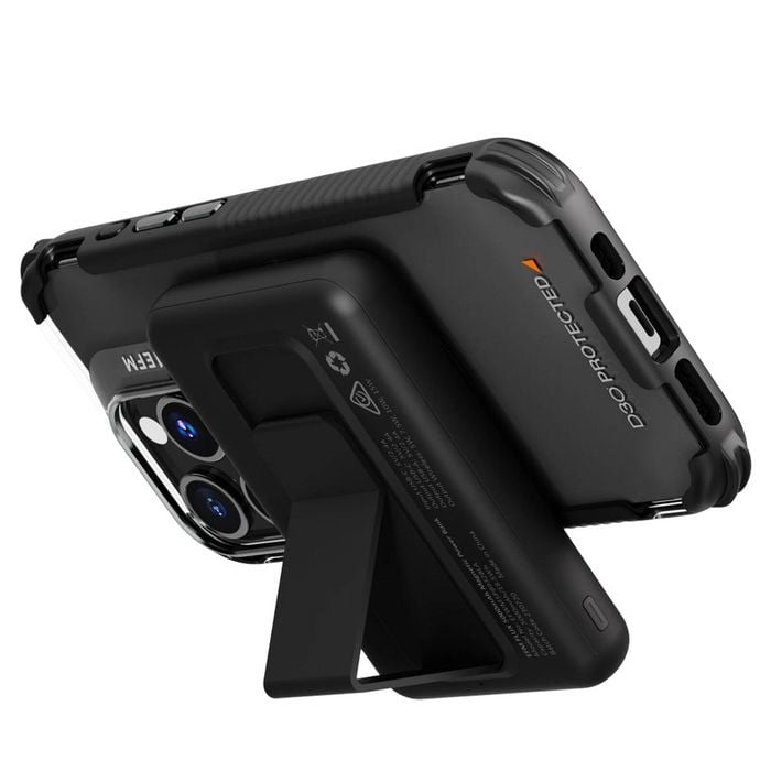 EFM FLUX 5 000mAh Magnetic Power BankWith MagSafe Compatability and Foldable Stand - Black
