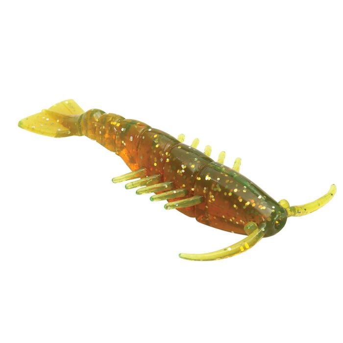 6 Pack of Zman 2.5 Inch PrawnZ Soft Plastic Fishing Lures - Midnight Oil