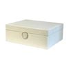 SS Collective Cream White Decorative Box W/ Mother of Pearl Latch 28x22x10cm