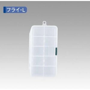 Meiho Fly Case Clear Tackle Box L