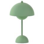 Verve Design Edie Mineral Green Portable LED Table Lamp