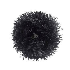 Catzon 2.3M Artificial Christmas Wreath Garland Decoration-Black