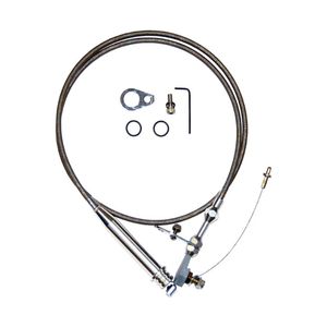 Cal Custom Flexible Kickdown Cable Kit 4L60 Braided Stainless Steel