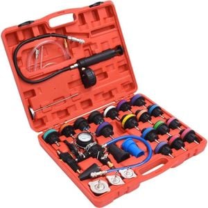 Provecta 28-Piece Radiator Pressure Tester & Vacuum Cooling System Kit – Universal Fit