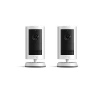 Ring 2-Pack White Outdoor Camera Plus Battery 
