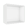 Lugna 768 x 900 x 380mm White Cabinet Shell