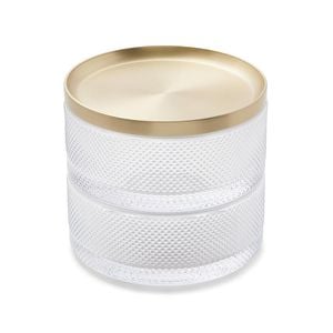 Umbra Tesora Box Brass 13x13x11cm