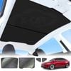 Glass Roof Sunroof Mesh for Tesla Model Y Juniper 2025-Onwards Sun Blind Shade Sunshade with UV Heat Insulation Film (Black)