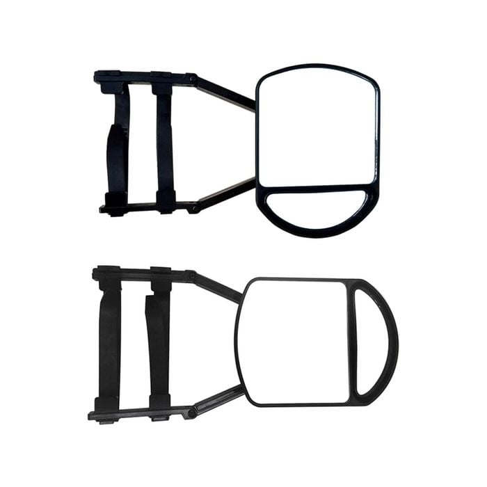 2x Blind Spot Mirror Car Side Mirrors Rear View Towing Clip-on Adjustable Extension 2pcs