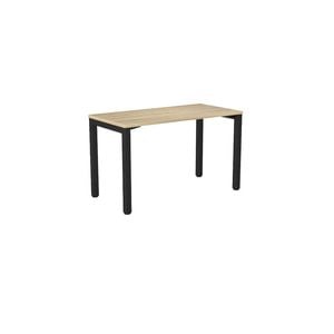 Olg Axis Table 4 Leg Black Frame New Oak Smooth Top L900mm X W600mm