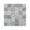 Decor8 297 x 297mm Grey Glass Victorian Print Mosaic Tile